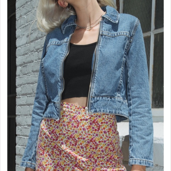 Brandy Melville Jackets & Blazers - Brandy Melville Karina Denim Jacket